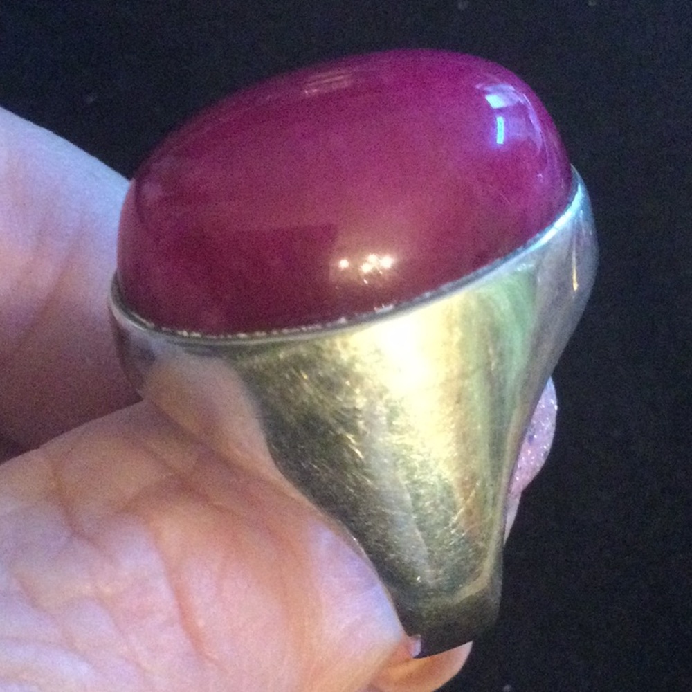 Mens Morrocan Genuine High Quality Ruby Cabocho… - Picture 7 of 13